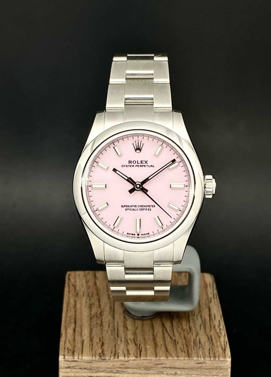 Rolex oyster discount perpetual 31mm pink